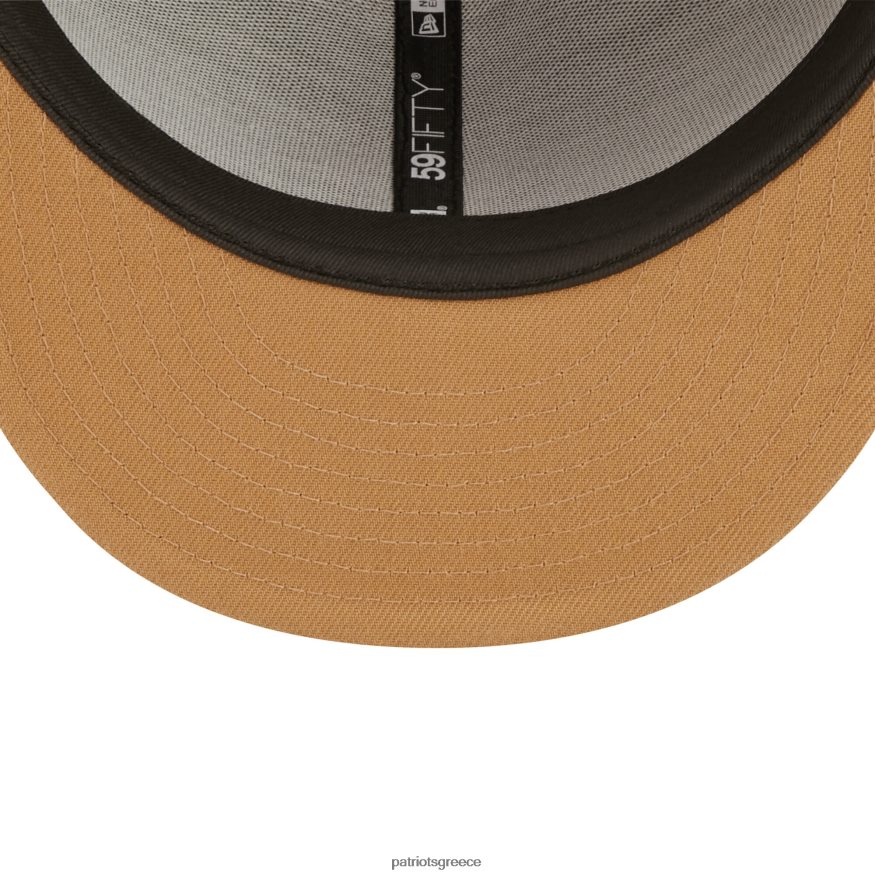 Patriots Jersey νέας εποχής ελιά/καφέ φρυγανισμένο φυστίκι 5950 εφαρμοστό καπέλο άνδρες αξεσουάρ VPDHTZ288