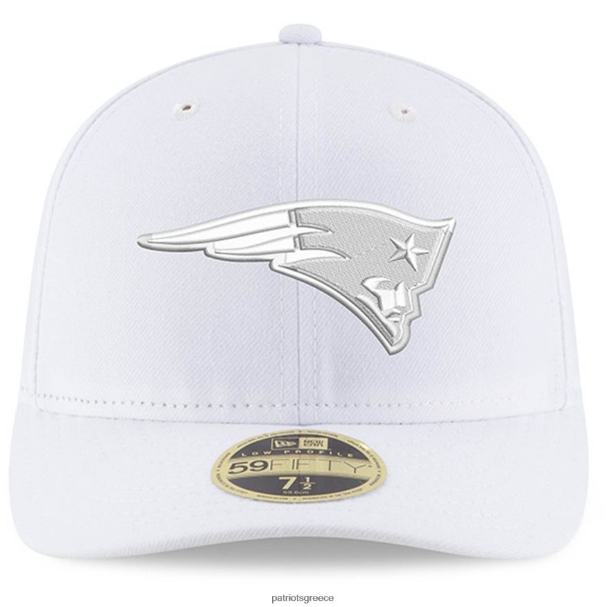 Patriots Jersey νέα εποχή λευκό σε λευκό χαμηλού προφίλ 5950 εφαρμοστό καπέλο άνδρες αξεσουάρ VPDHTZ306