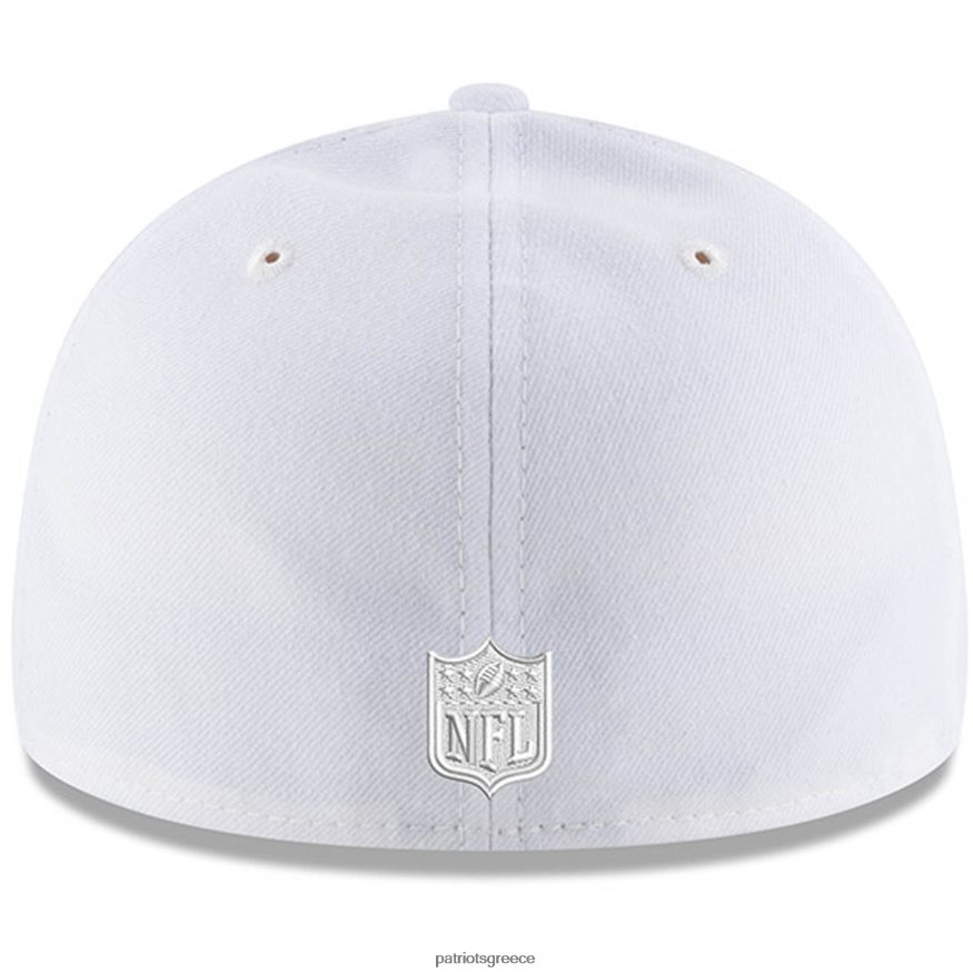 Patriots Jersey νέα εποχή λευκό σε λευκό χαμηλού προφίλ 5950 εφαρμοστό καπέλο άνδρες αξεσουάρ VPDHTZ306