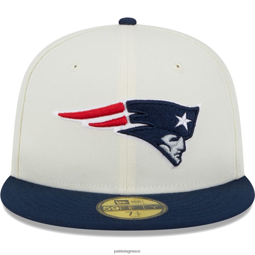 Patriots Jersey νέας εποχής κρέμα ρετρό 59fifty εφαρμοστό καπέλο άνδρες αξεσουάρ VPDHTZ187