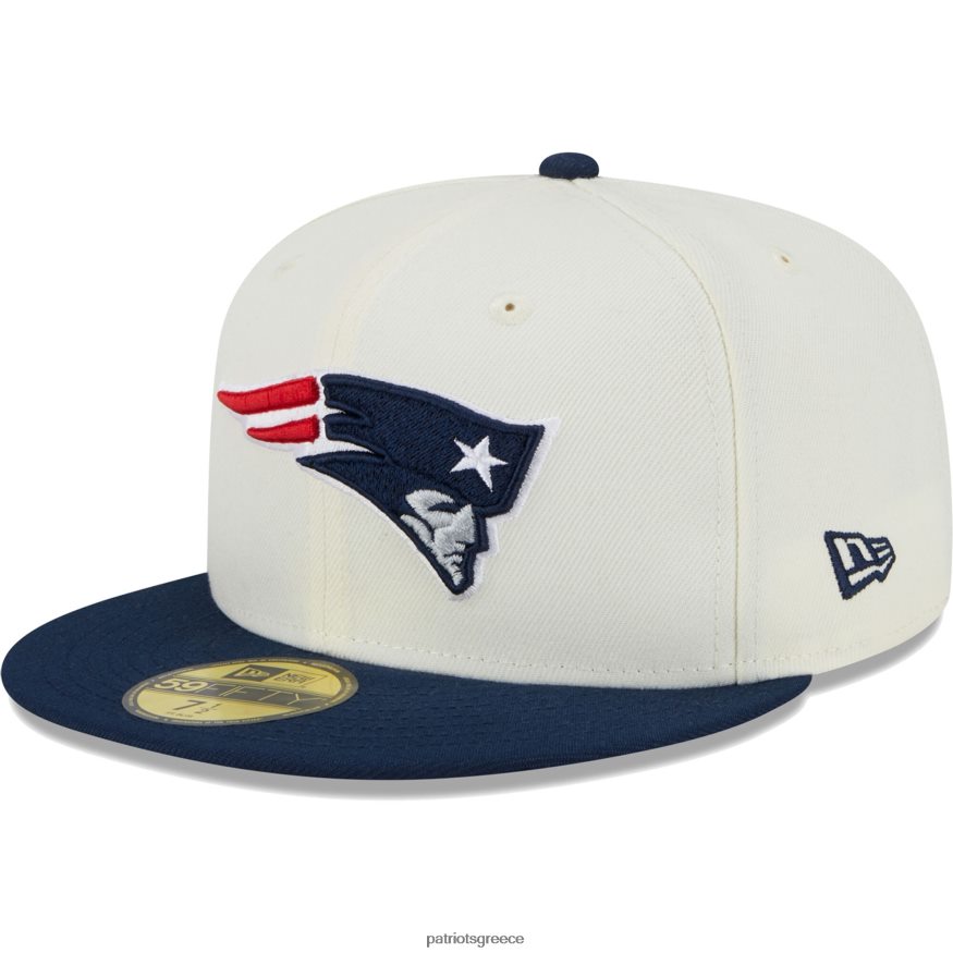 Patriots Jersey νέας εποχής κρέμα ρετρό 59fifty εφαρμοστό καπέλο άνδρες αξεσουάρ VPDHTZ187