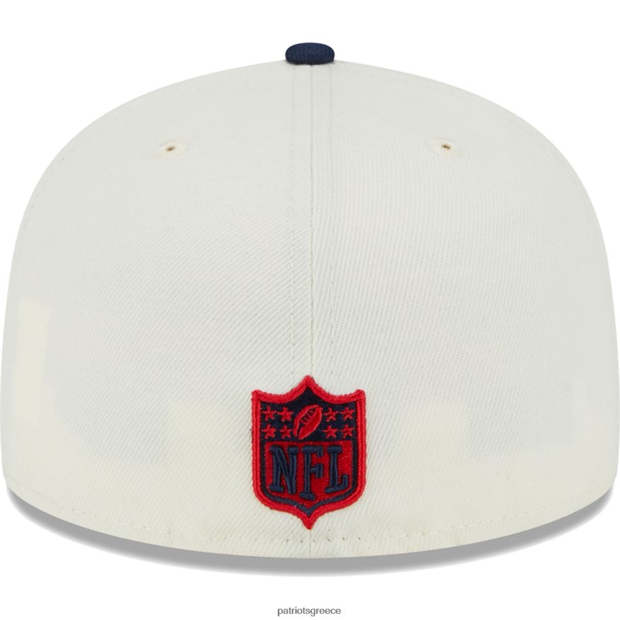Patriots Jersey νέας εποχής κρέμα ρετρό 59fifty εφαρμοστό καπέλο άνδρες αξεσουάρ VPDHTZ187