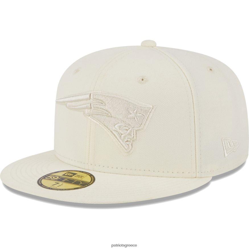 Patriots Jersey νέας εποχής κρεμ χρώμα πακέτο 59fifty εφαρμοστό καπέλο άνδρες αξεσουάρ VPDHTZ202