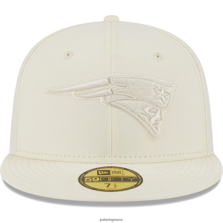 Patriots Jersey νέας εποχής κρεμ χρώμα πακέτο 59fifty εφαρμοστό καπέλο άνδρες αξεσουάρ VPDHTZ202