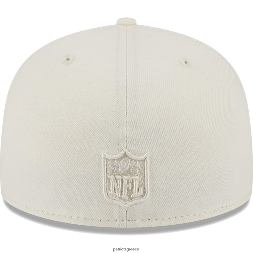 Patriots Jersey νέας εποχής κρεμ χρώμα πακέτο 59fifty εφαρμοστό καπέλο άνδρες αξεσουάρ VPDHTZ202