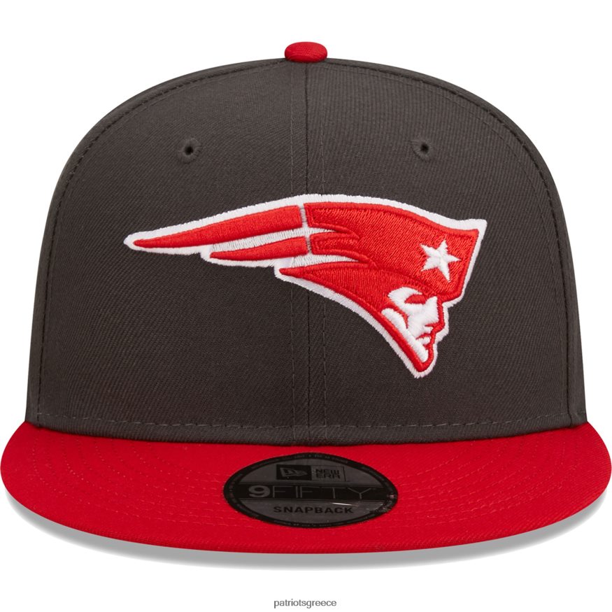 Patriots Jersey νέας εποχής γραφίτης/κόκκινο δίχρωμο πακέτο 9fifty snapback άνδρες αξεσουάρ VPDHTZ258