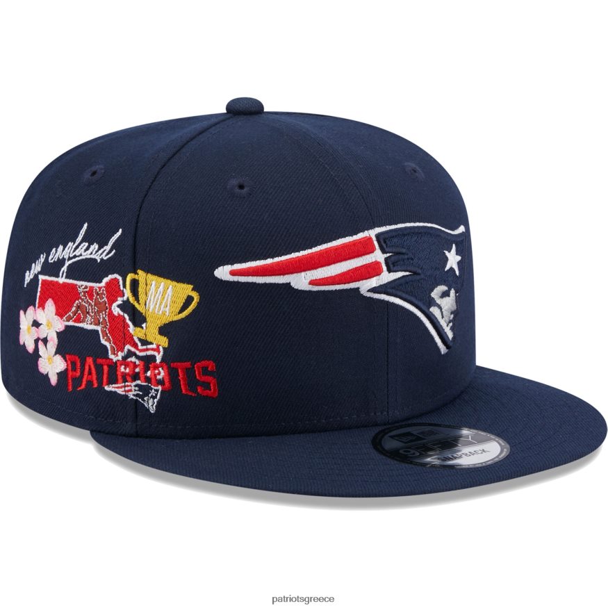 Patriots Jersey νέας εποχής ναυτικό εικονίδιο 9fifty snapback καπέλο άνδρες αξεσουάρ VPDHTZ313