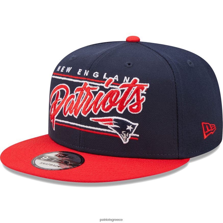 Patriots Jersey νέας εποχής ναυτικό/κόκκινη ομάδα σενάριο 9fifty snapback καπέλο άνδρες αξεσουάρ VPDHTZ362