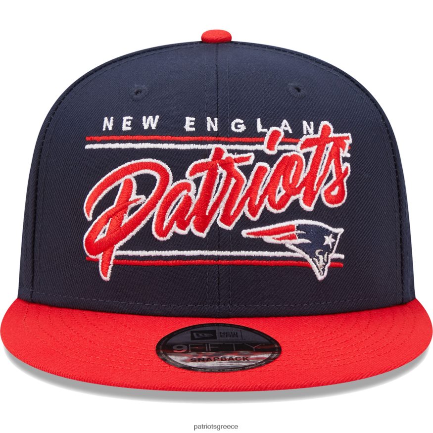 Patriots Jersey νέας εποχής ναυτικό/κόκκινη ομάδα σενάριο 9fifty snapback καπέλο άνδρες αξεσουάρ VPDHTZ362