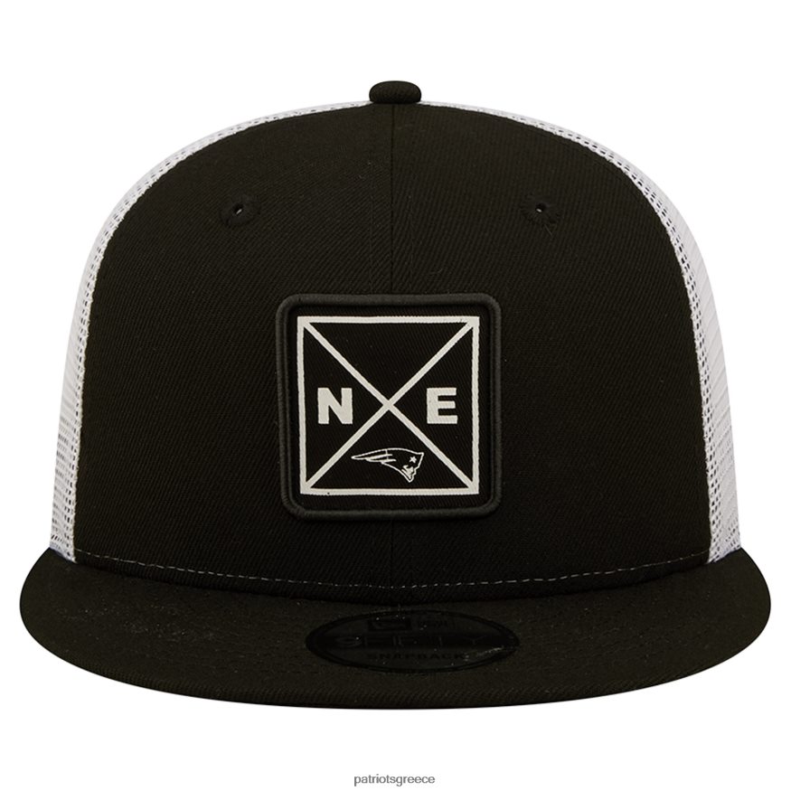 Patriots Jersey νέας εποχής μαύρο τετράκλινο καπέλο 9fifty trucker snapback άνδρες αξεσουάρ VPDHTZ123