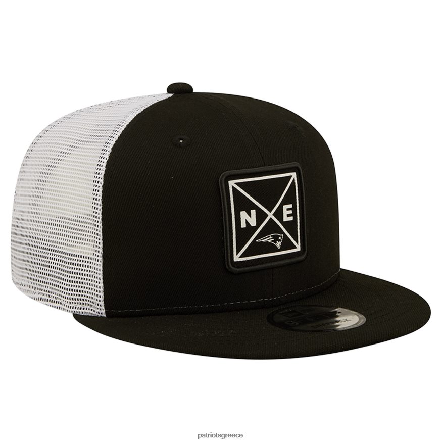 Patriots Jersey νέας εποχής μαύρο τετράκλινο καπέλο 9fifty trucker snapback άνδρες αξεσουάρ VPDHTZ123