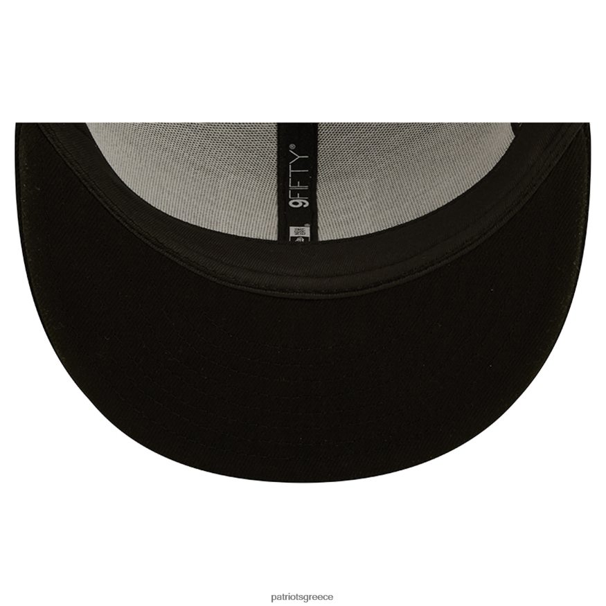 Patriots Jersey νέας εποχής μαύρο τετράκλινο καπέλο 9fifty trucker snapback άνδρες αξεσουάρ VPDHTZ123