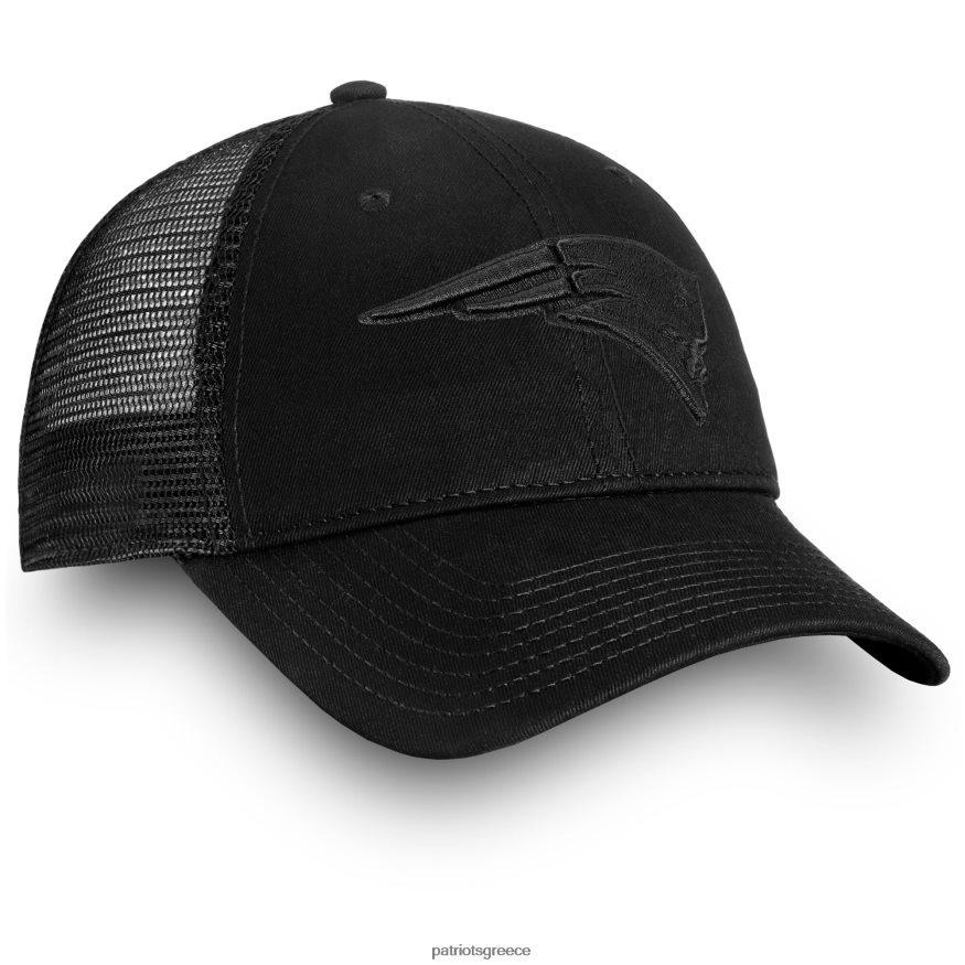 Patriots Jersey φανατικοί επώνυμα μαύρο βασικό τονικό φορτηγατζή αδόμητο ρυθμιζόμενο καπέλο άνδρες αξεσουάρ VPDHTZ275