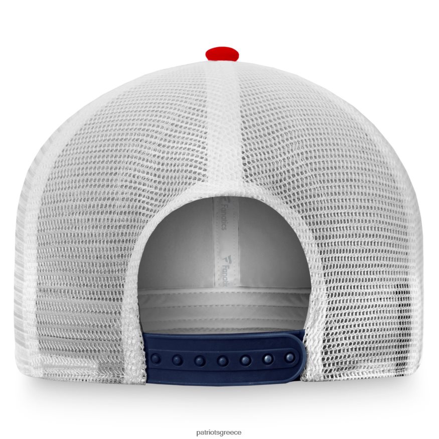 Patriots Jersey φανατικά επώνυμα ναυτικό/λευκό εμβληματικό καπέλο φορτηγατζή ντεγκραντέ άνδρες αξεσουάρ VPDHTZ340