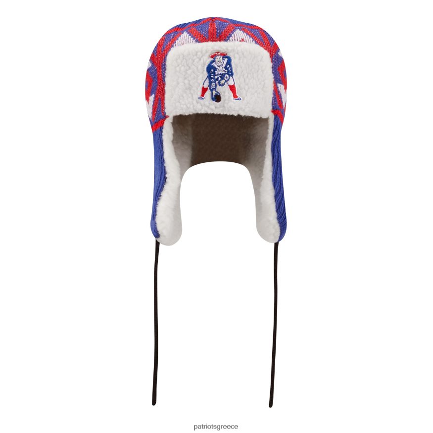 Patriots Jersey πλεκτό καπέλο παγιδευτή με βασιλικό ιστορικό λογότυπο νέας εποχής άνδρες αξεσουάρ VPDHTZ360