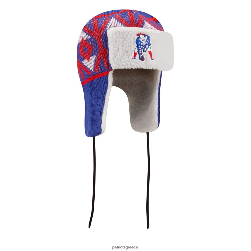 Patriots Jersey πλεκτό καπέλο παγιδευτή με βασιλικό ιστορικό λογότυπο νέας εποχής άνδρες αξεσουάρ VPDHTZ360