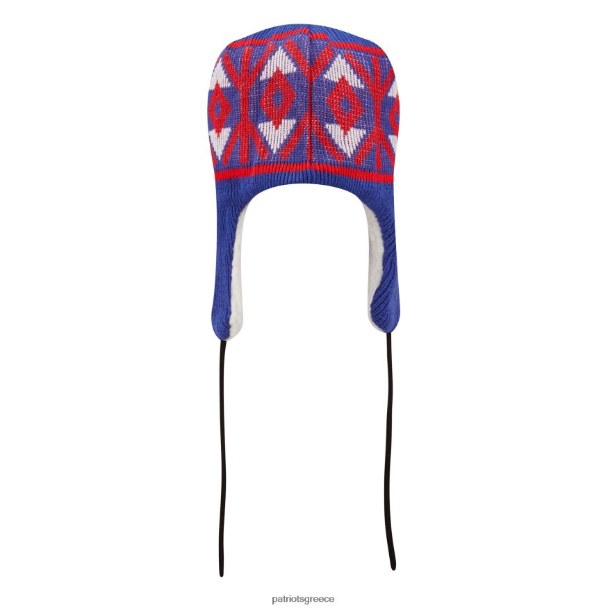 Patriots Jersey πλεκτό καπέλο παγιδευτή με βασιλικό ιστορικό λογότυπο νέας εποχής άνδρες αξεσουάρ VPDHTZ360