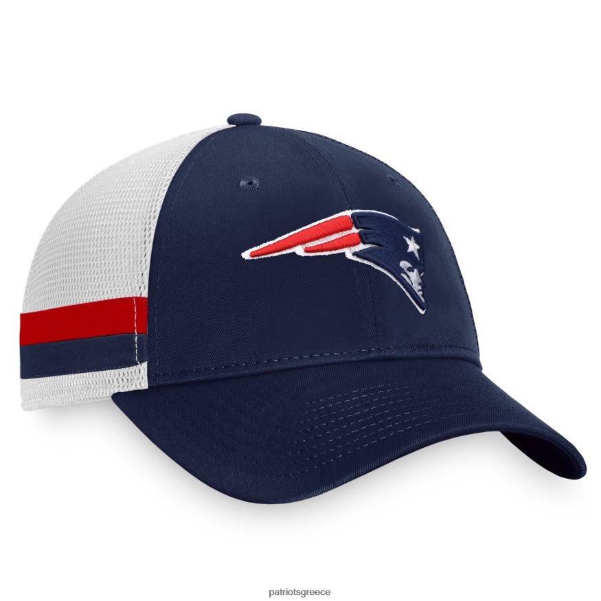 Patriots Jersey φανατικοί, επώνυμα ναυτικό/λευκό εμβληματικό ομαδικό ριγέ καπέλο φορτηγού άνδρες αξεσουάρ VPDHTZ368