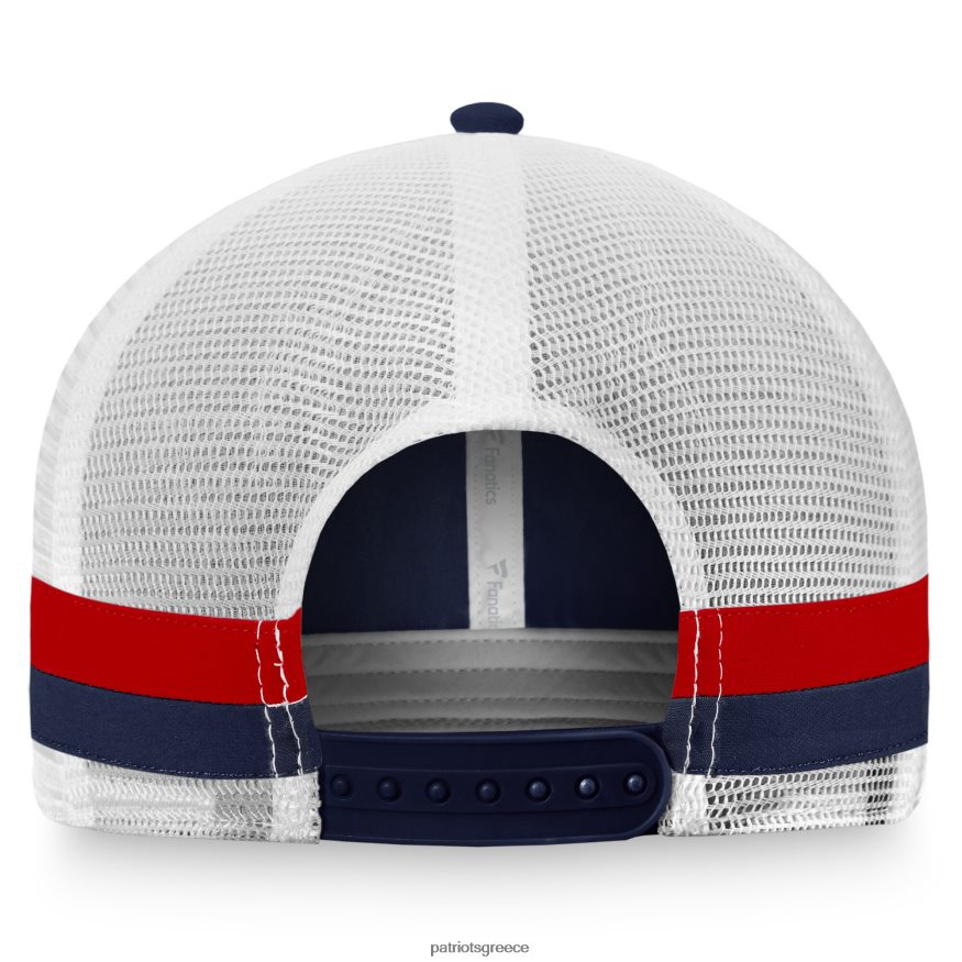Patriots Jersey φανατικοί, επώνυμα ναυτικό/λευκό εμβληματικό ομαδικό ριγέ καπέλο φορτηγού άνδρες αξεσουάρ VPDHTZ368