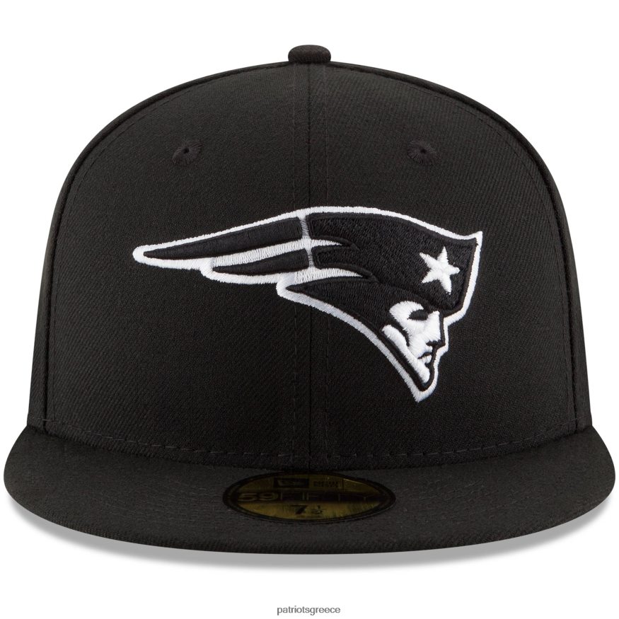 Patriots Jersey νέας εποχής μαύρο b-dub 59fifty εφαρμοστό καπέλο άνδρες αξεσουάρ VPDHTZ170