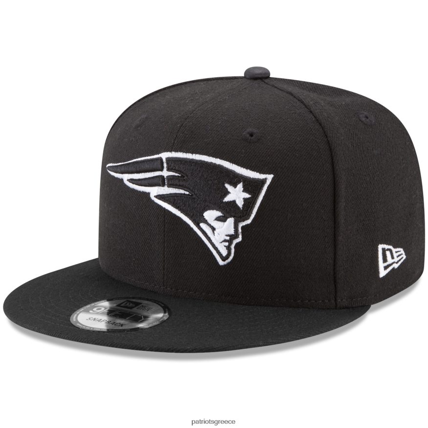 Patriots Jersey νέας εποχής μαύρο b-dub 9fifty ρυθμιζόμενο καπέλο άνδρες αξεσουάρ VPDHTZ210