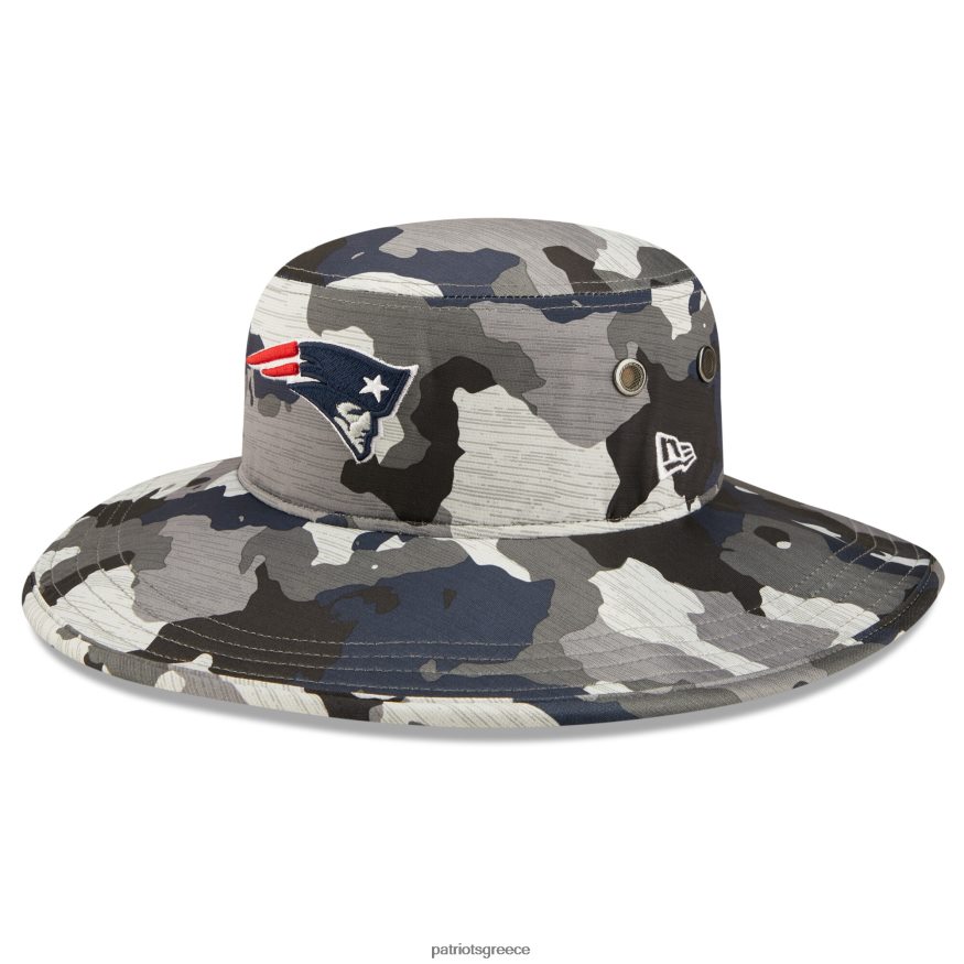 Patriots Jersey Επίσημο καπέλο παναμά με κάδο νέας εποχής camo 2022 nfl training camp άνδρες αξεσουάρ VPDHTZ130