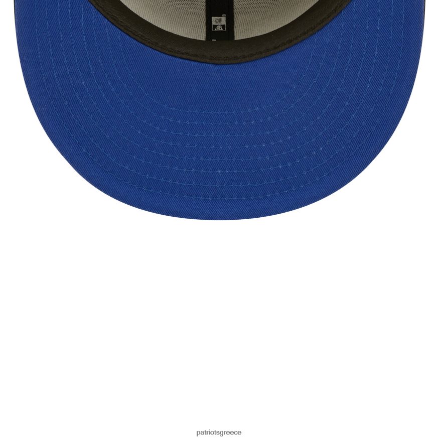 Patriots Jersey μαύρο λογότυπο νέας εποχής camo 59fifty εφαρμοστό καπέλο άνδρες αξεσουάρ VPDHTZ215