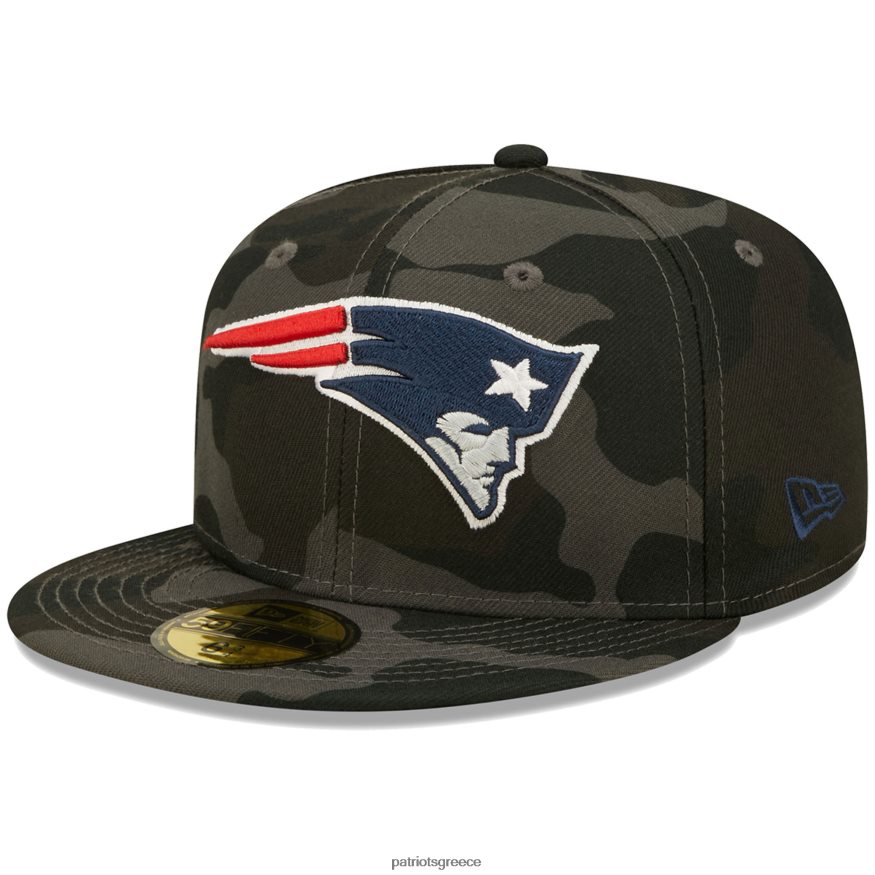 Patriots Jersey νέας εποχής μαύρο camo 59fifty εφαρμοστό καπέλο άνδρες αξεσουάρ VPDHTZ244