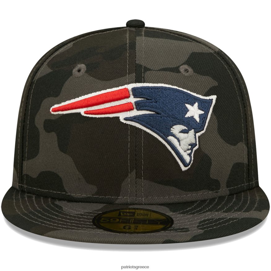 Patriots Jersey νέας εποχής μαύρο camo 59fifty εφαρμοστό καπέλο άνδρες αξεσουάρ VPDHTZ244