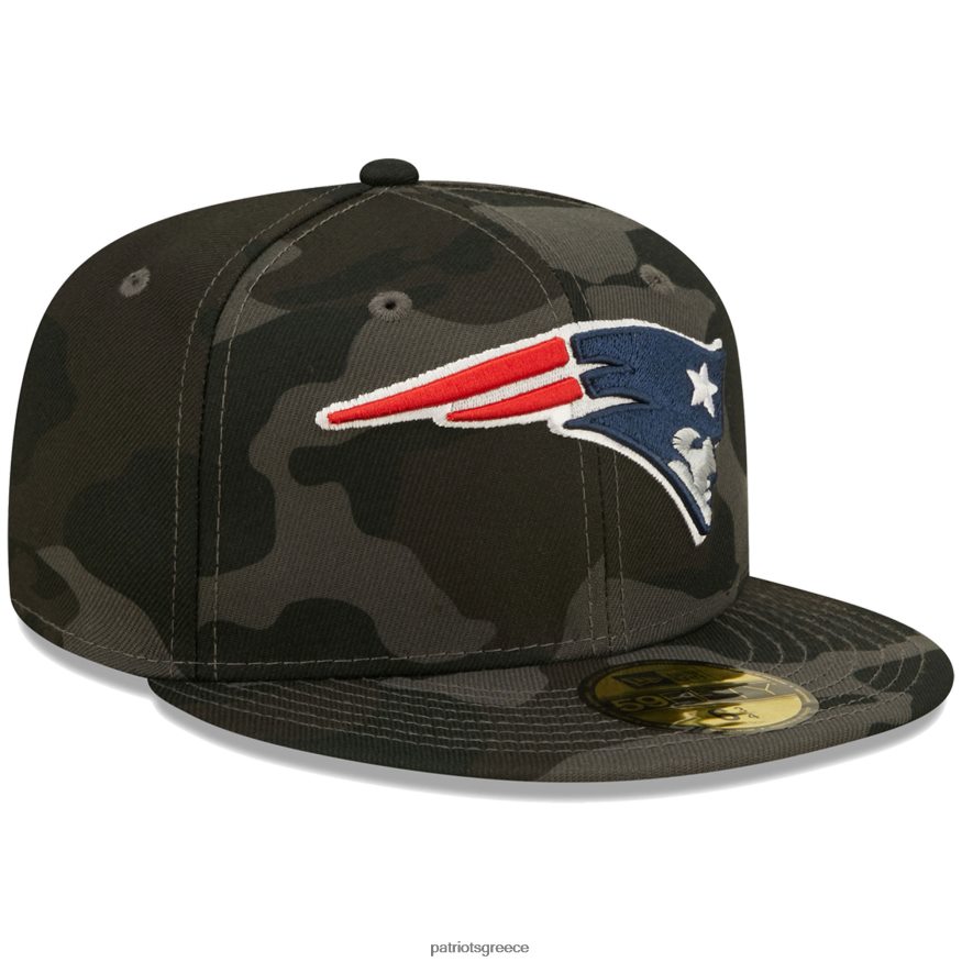 Patriots Jersey νέας εποχής μαύρο camo 59fifty εφαρμοστό καπέλο άνδρες αξεσουάρ VPDHTZ244