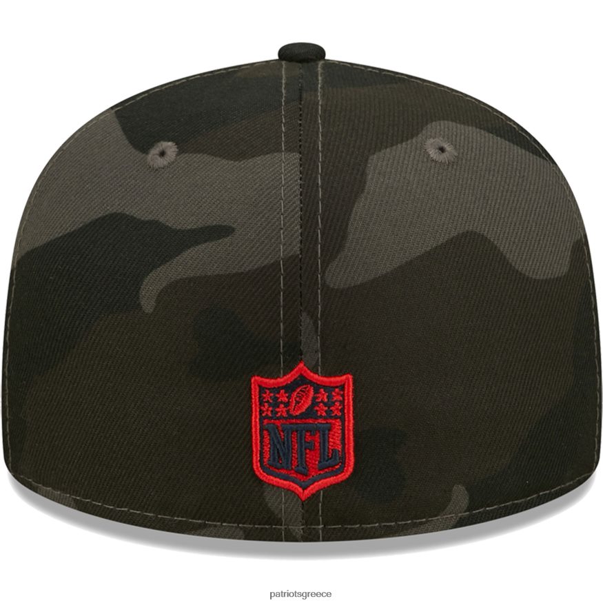 Patriots Jersey νέας εποχής μαύρο camo 59fifty εφαρμοστό καπέλο άνδρες αξεσουάρ VPDHTZ244