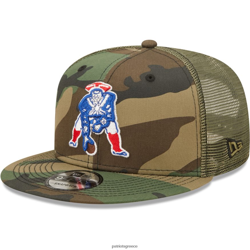 Patriots Jersey νέα εποχή camo/olive ιστορικό λογότυπο φορτηγατζή 9fifty καπέλο snapback άνδρες αξεσουάρ VPDHTZ274