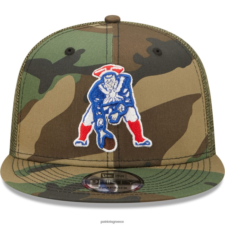 Patriots Jersey νέα εποχή camo/olive ιστορικό λογότυπο φορτηγατζή 9fifty καπέλο snapback άνδρες αξεσουάρ VPDHTZ274