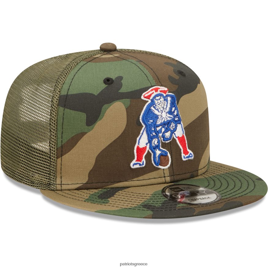Patriots Jersey νέα εποχή camo/olive ιστορικό λογότυπο φορτηγατζή 9fifty καπέλο snapback άνδρες αξεσουάρ VPDHTZ274
