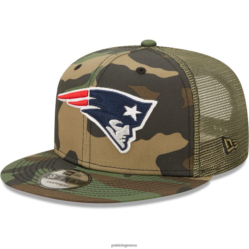 Patriots Jersey νέα εποχή camo/olive trucker 9fifty snapback hat άνδρες αξεσουάρ VPDHTZ164
