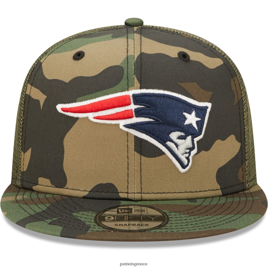 Patriots Jersey νέα εποχή camo/olive trucker 9fifty snapback hat άνδρες αξεσουάρ VPDHTZ164