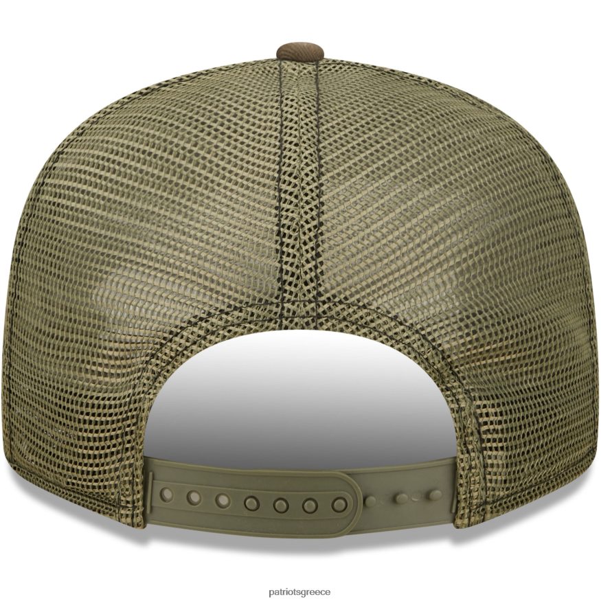 Patriots Jersey νέα εποχή camo/olive trucker 9fifty snapback hat άνδρες αξεσουάρ VPDHTZ164