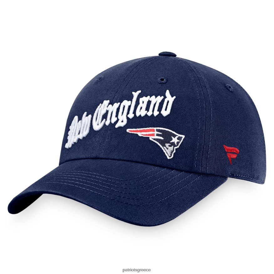 Patriots Jersey φανατικοί επώνυμα navy παλιό αγγλικό ρυθμιζόμενο καπέλο άνδρες αξεσουάρ VPDHTZ381