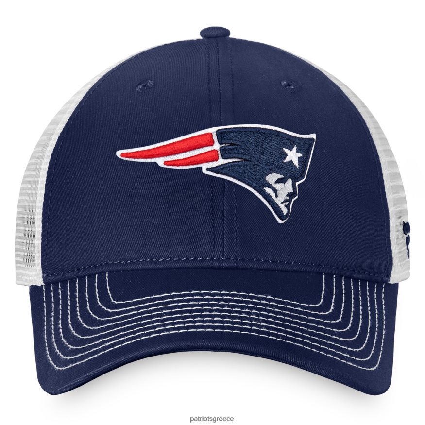 Patriots Jersey φανατικοί επώνυμα navy/white fundamental trucker αδόμητο ρυθμιζόμενο καπέλο άνδρες αξεσουάρ VPDHTZ252