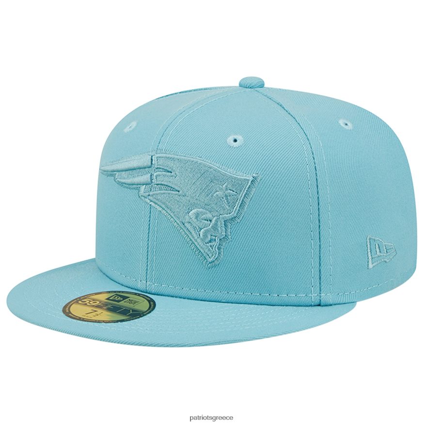 Patriots Jersey new era aqua color pack 59fifty εφαρμοστό καπέλο άνδρες αξεσουάρ VPDHTZ287