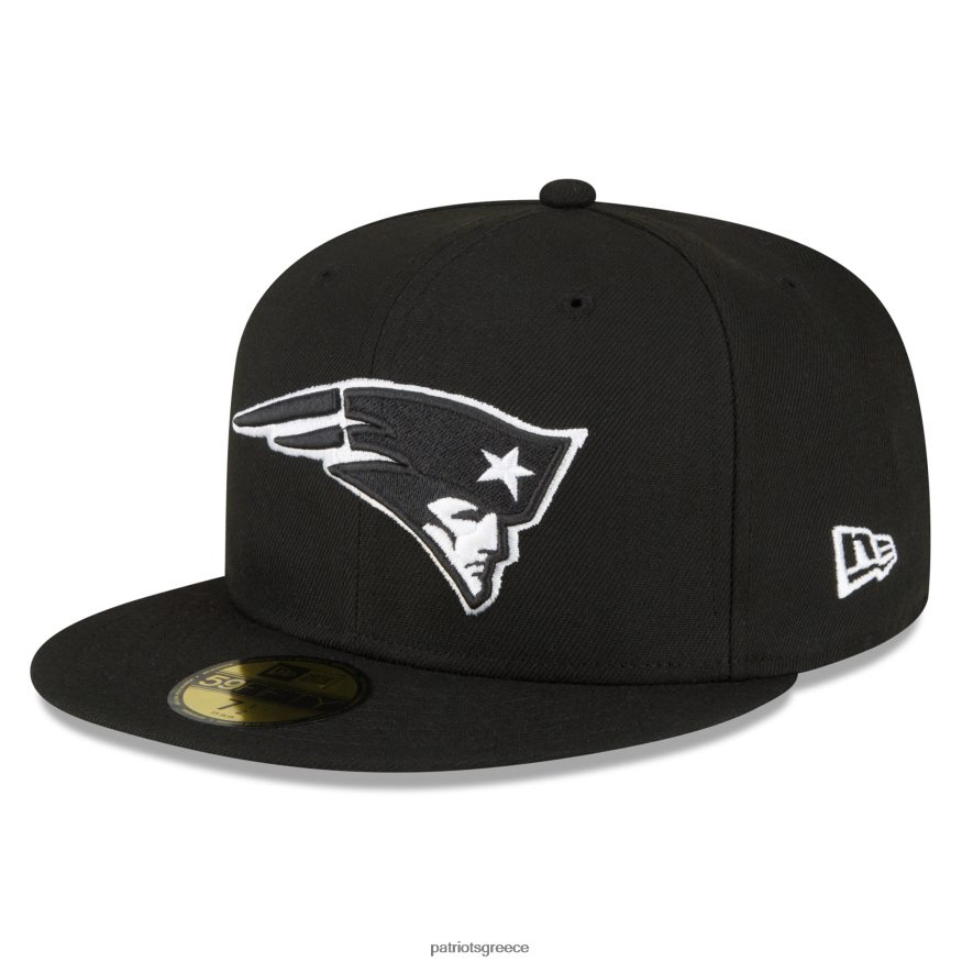 Patriots Jersey new era black super bowl xxxvi side patch 59fifty εφαρμοστό καπέλο άνδρες αξεσουάρ VPDHTZ181