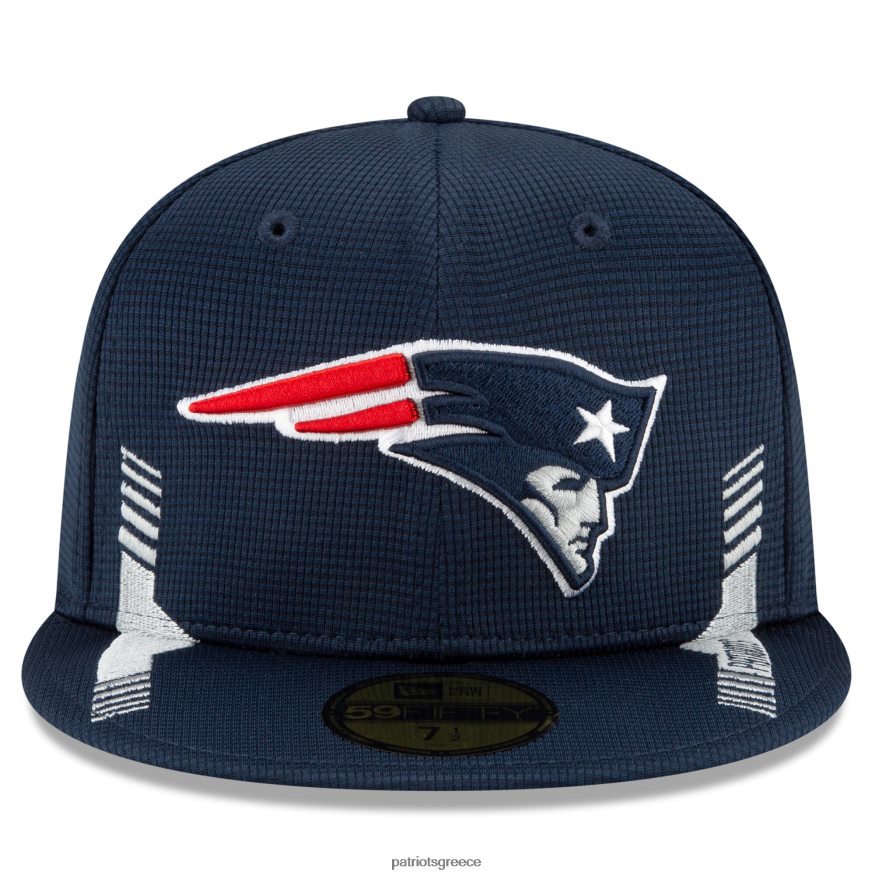 Patriots Jersey new era navy 2021 nfl sideline home 59fifty εφαρμοστό καπέλο άνδρες αξεσουάρ VPDHTZ351