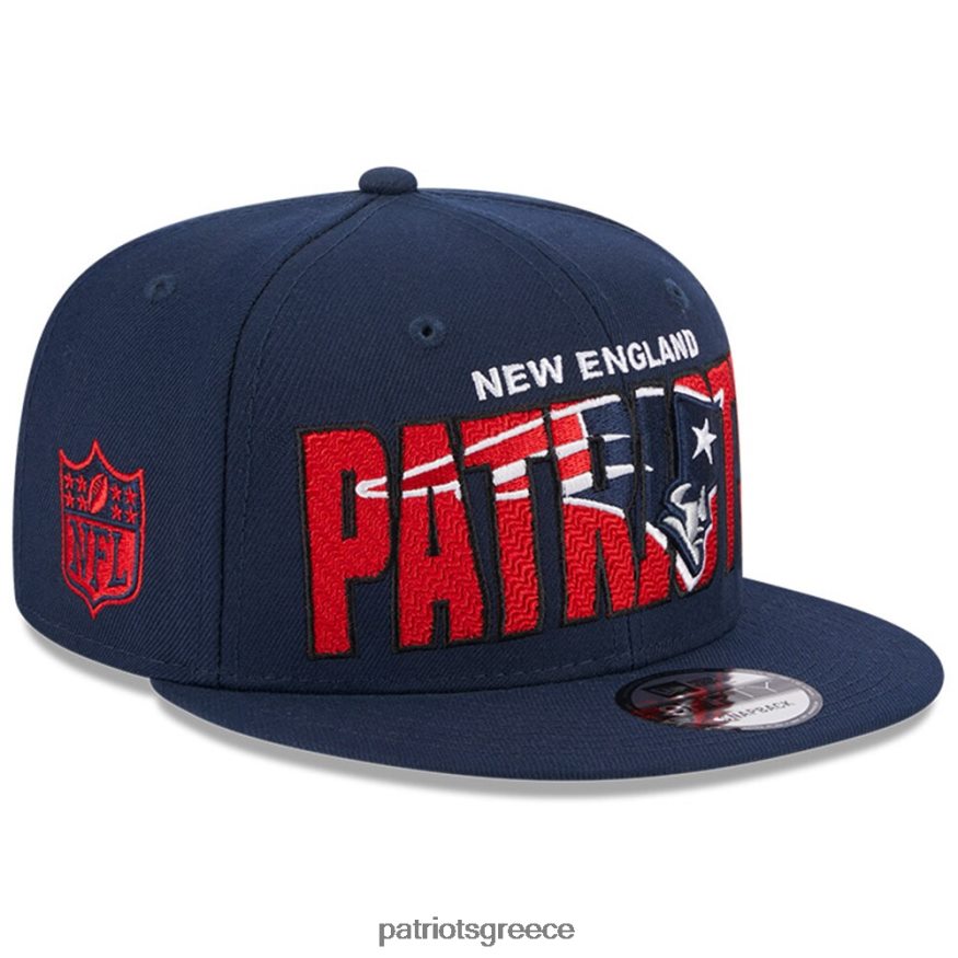Patriots Jersey new era navy 2023 nfl draft 9fifty ρυθμιζόμενο καπέλο snapback άνδρες αξεσουάρ VPDHTZ142