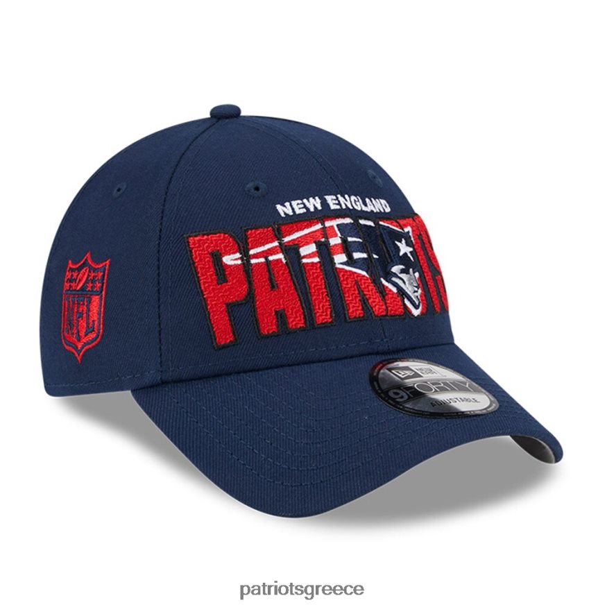 Patriots Jersey new era navy 2023 nfl draft 9forty ρυθμιζόμενο καπέλο άνδρες αξεσουάρ VPDHTZ225