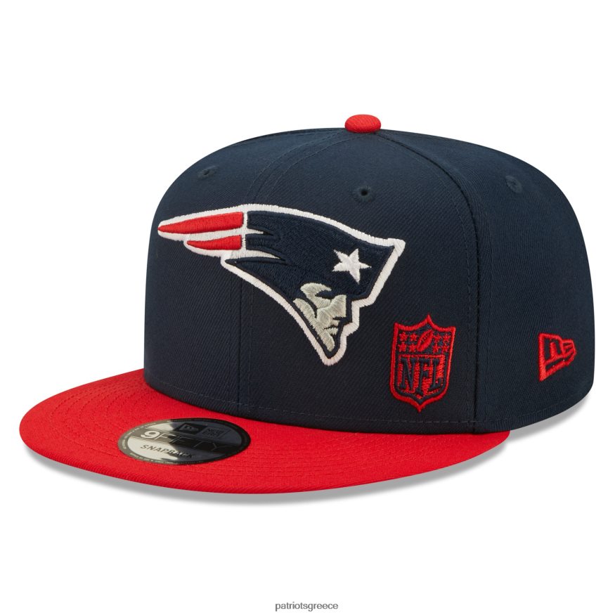 Patriots Jersey new era navy/κόκκινο άψογο καπέλο 9fifty snapback άνδρες αξεσουάρ VPDHTZ396