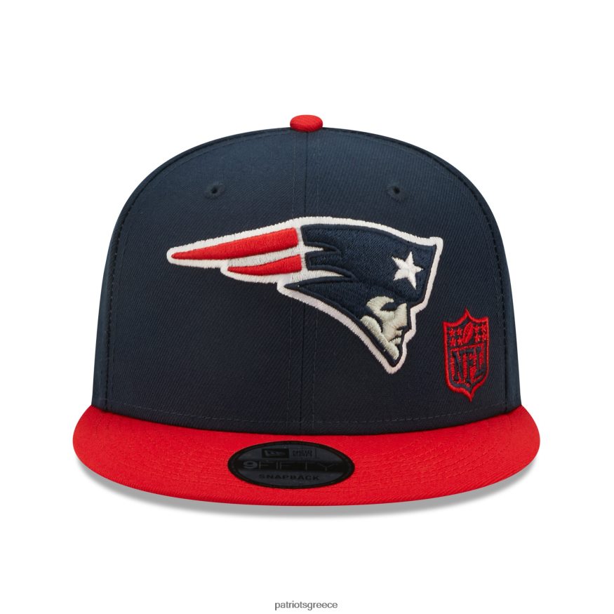 Patriots Jersey new era navy/κόκκινο άψογο καπέλο 9fifty snapback άνδρες αξεσουάρ VPDHTZ396