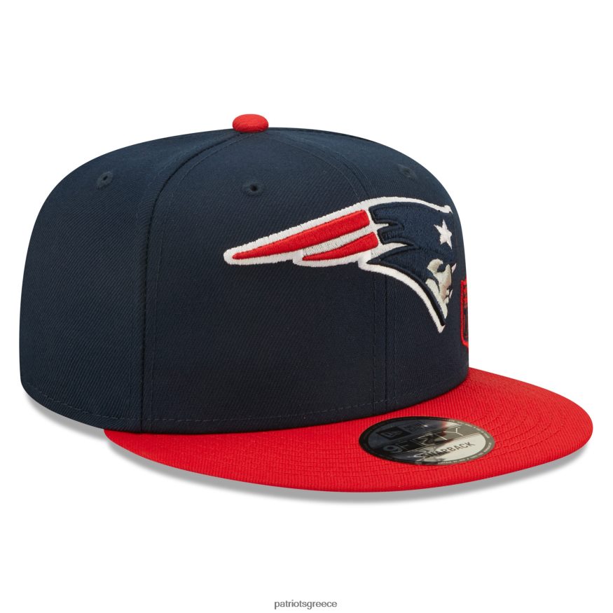 Patriots Jersey new era navy/κόκκινο άψογο καπέλο 9fifty snapback άνδρες αξεσουάρ VPDHTZ396