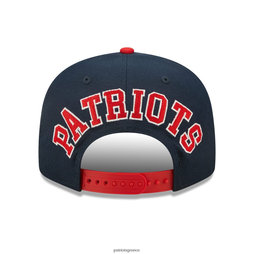 Patriots Jersey new era navy/κόκκινο άψογο καπέλο 9fifty snapback άνδρες αξεσουάρ VPDHTZ396