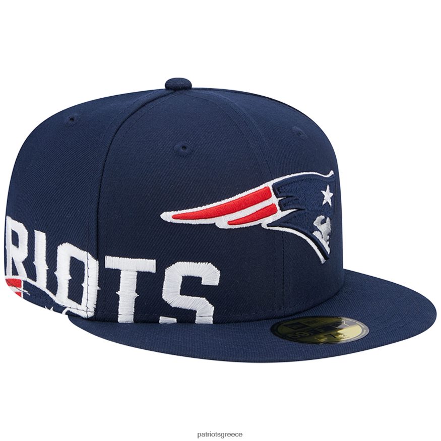 Patriots Jersey new era navy arch 59fifty εφαρμοστό καπέλο άνδρες αξεσουάρ VPDHTZ114