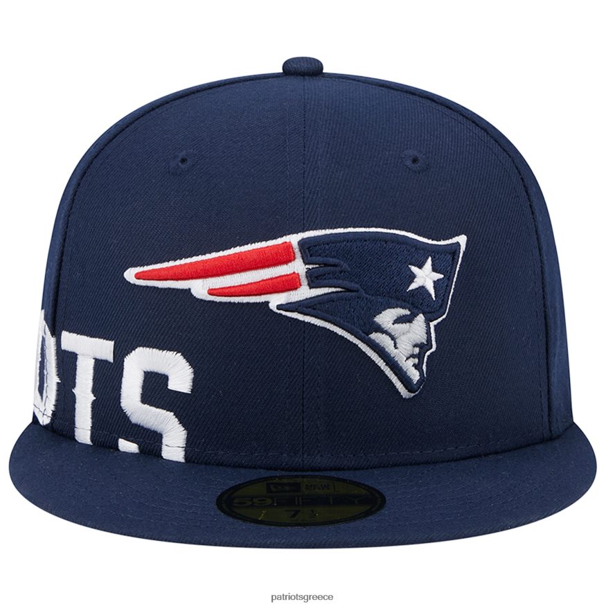 Patriots Jersey new era navy arch 59fifty εφαρμοστό καπέλο άνδρες αξεσουάρ VPDHTZ114